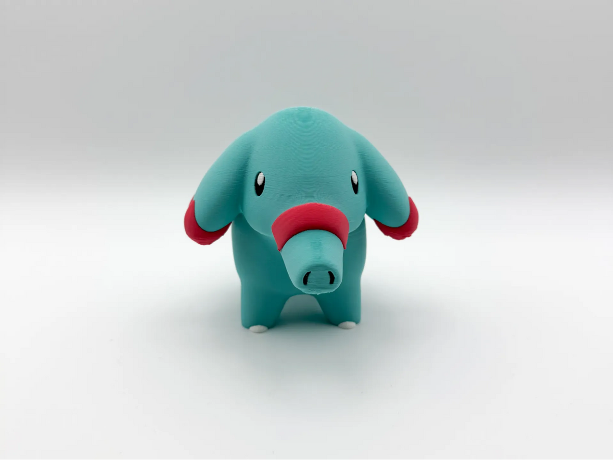 Teal Ruby Trunk Calf 3D printed