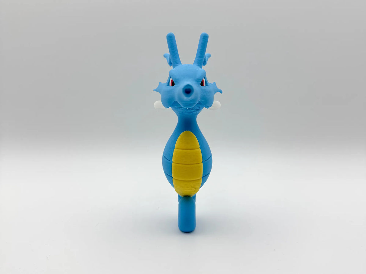 Azure Wave Seahorse 3D printed