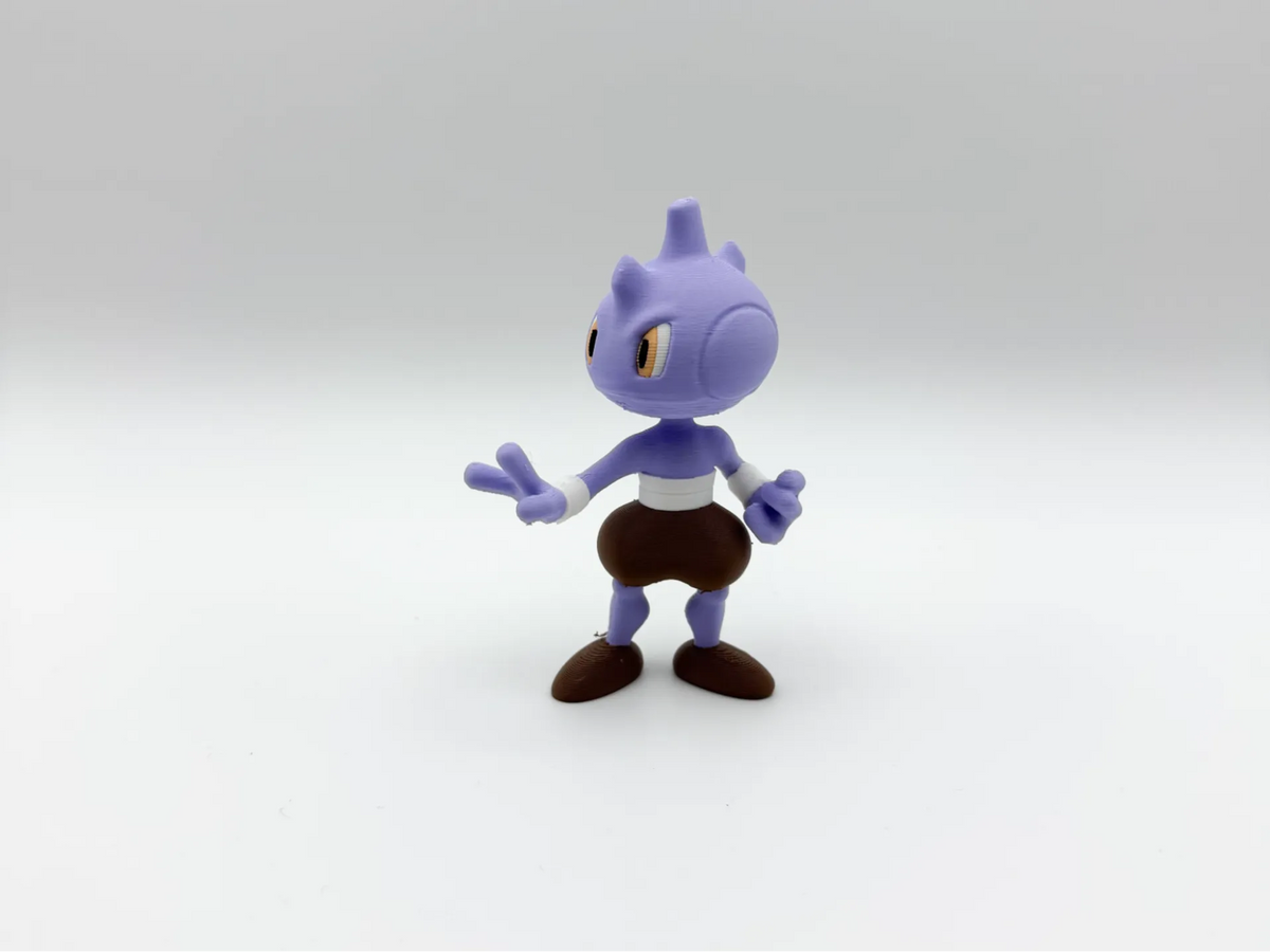 Lilac Spike Boxer 3D printed