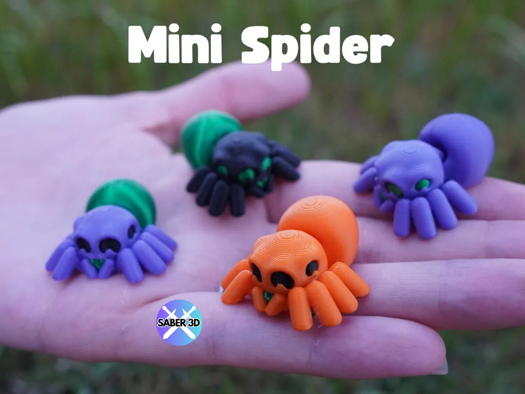 Mini Articulated Spider 3D printed