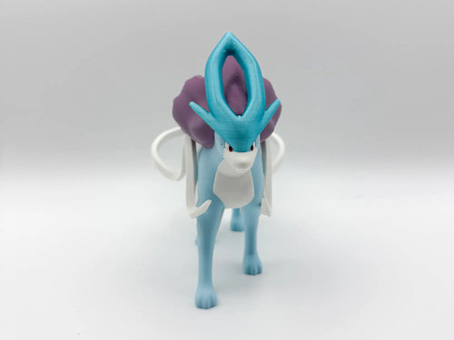 Aqua Ribbon Hound 3D printed