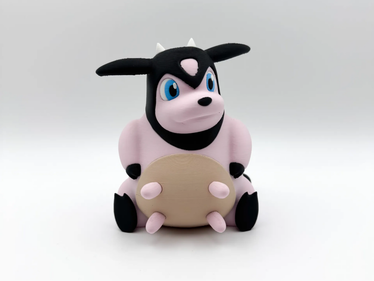Pink Meadow Bovine 3D printed