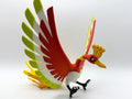 Scarlet Sunwing Bird Creature 3D printed