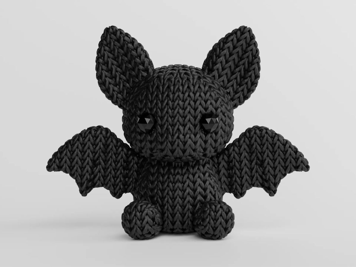 Knitted Bat 3D printed