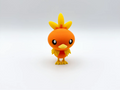 Amber Flame Chick Creature 3D printed