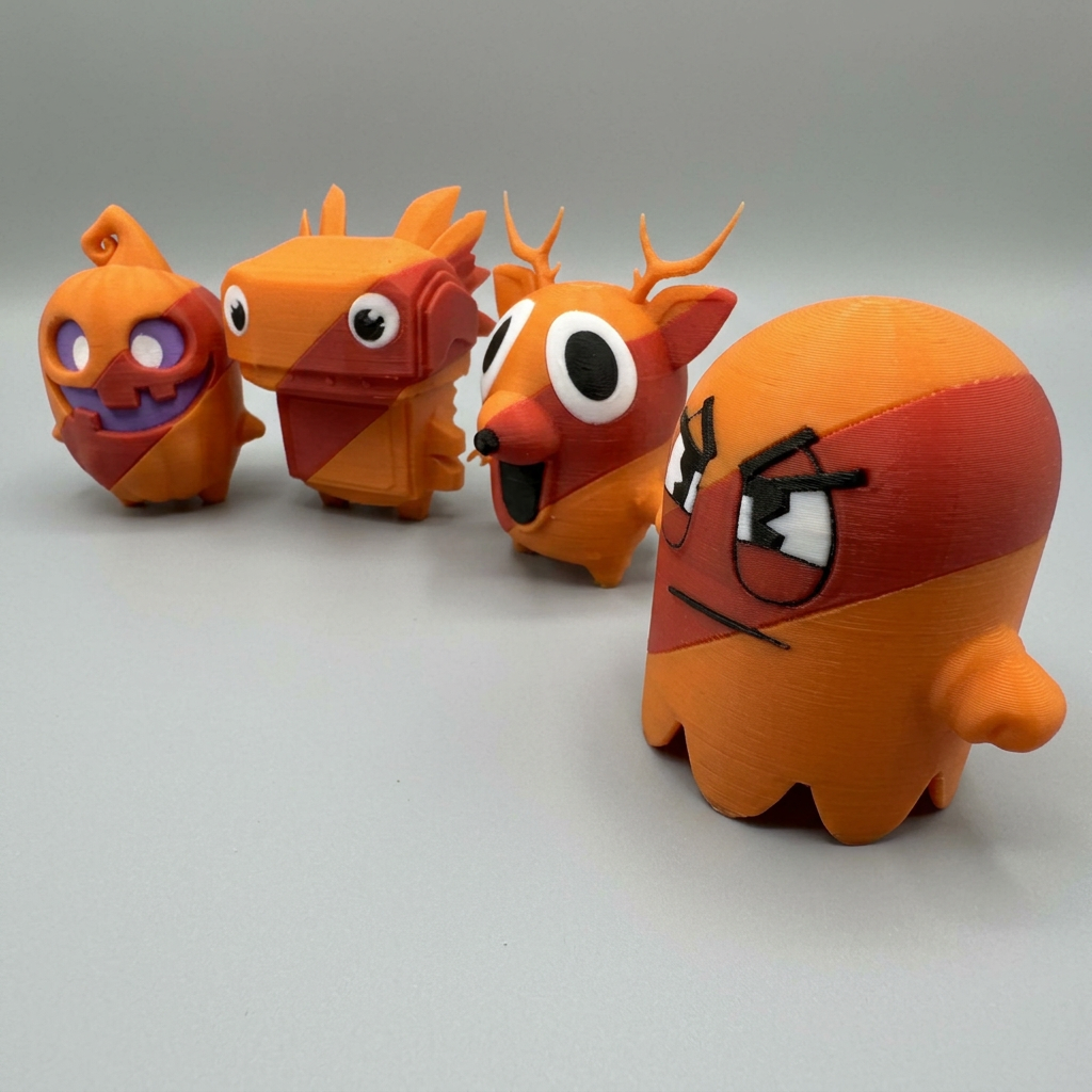 Trick or Treat Sprite Gaming Collectible – 3D Printed Figurine & Keychain