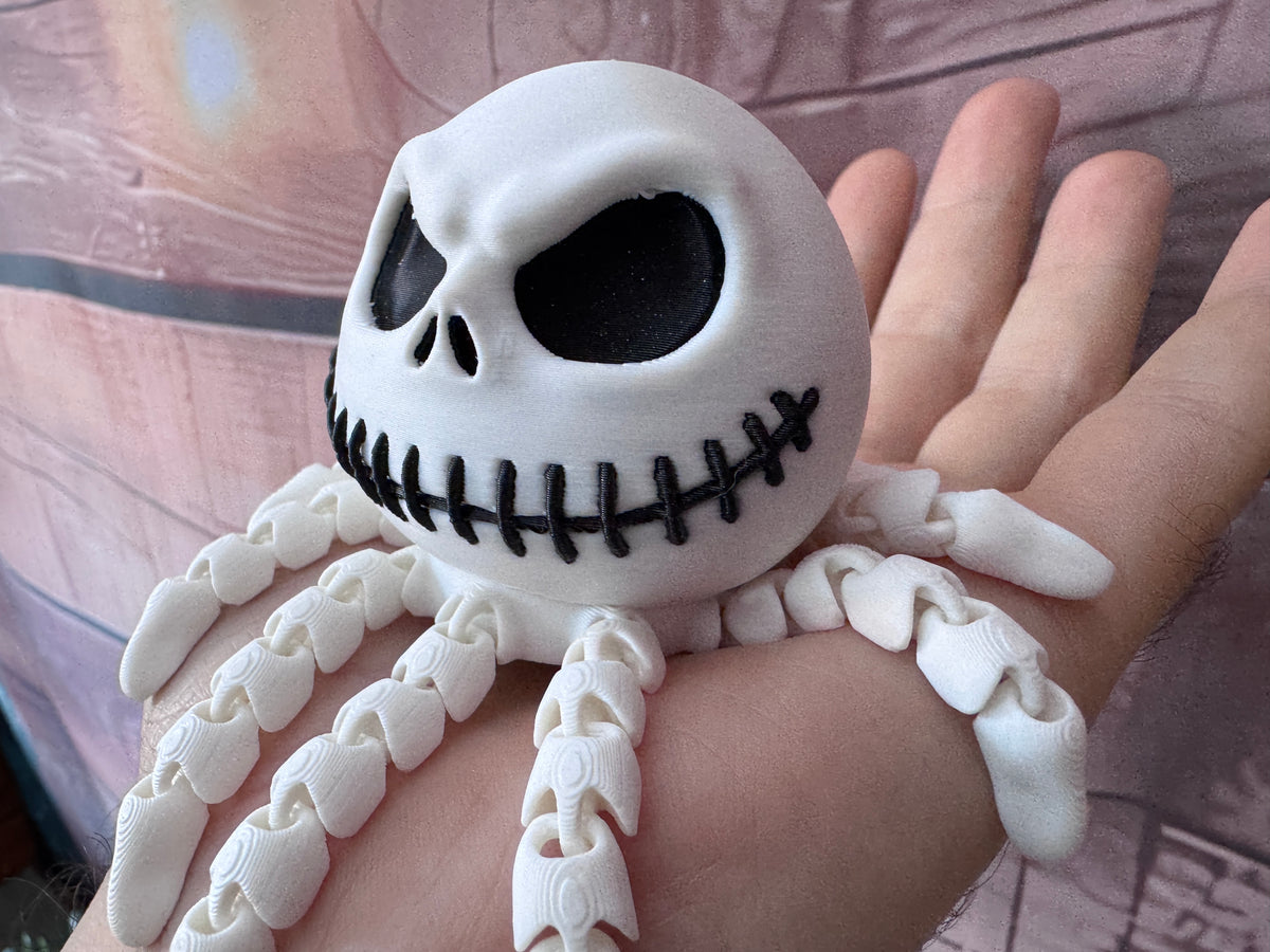 Stitch Smile Skeleton Octopus 3D printed collectible