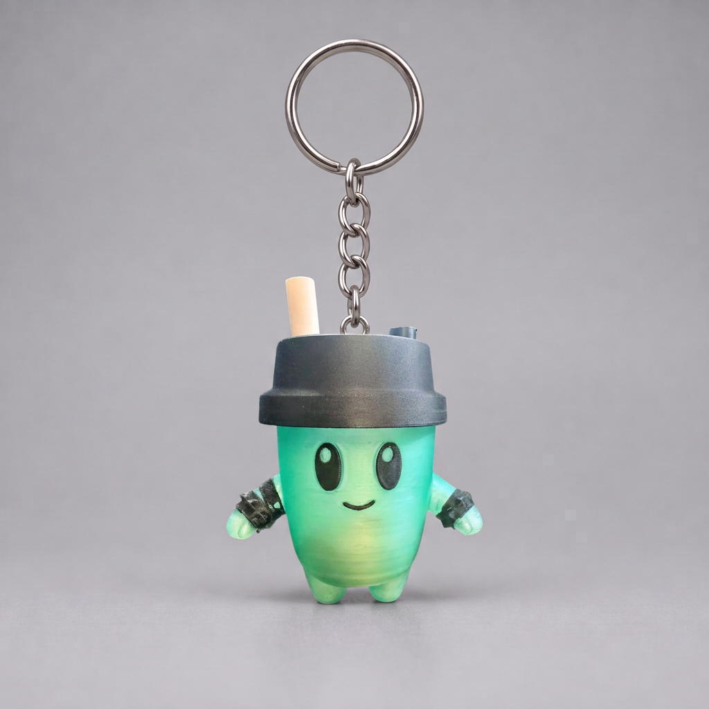Bobomi Sprite Gaming Collectible – 3D Printed Figurine & Keychain