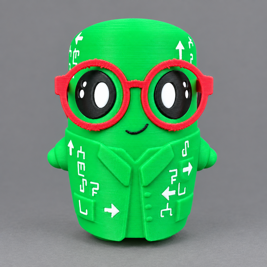 X-Ray Sprite collectible – Cheat Master (Green) (bright green with white circuit-style markings) | sgc-photo-ok