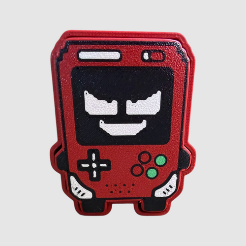 8-Bit 3D printed clicker on grey