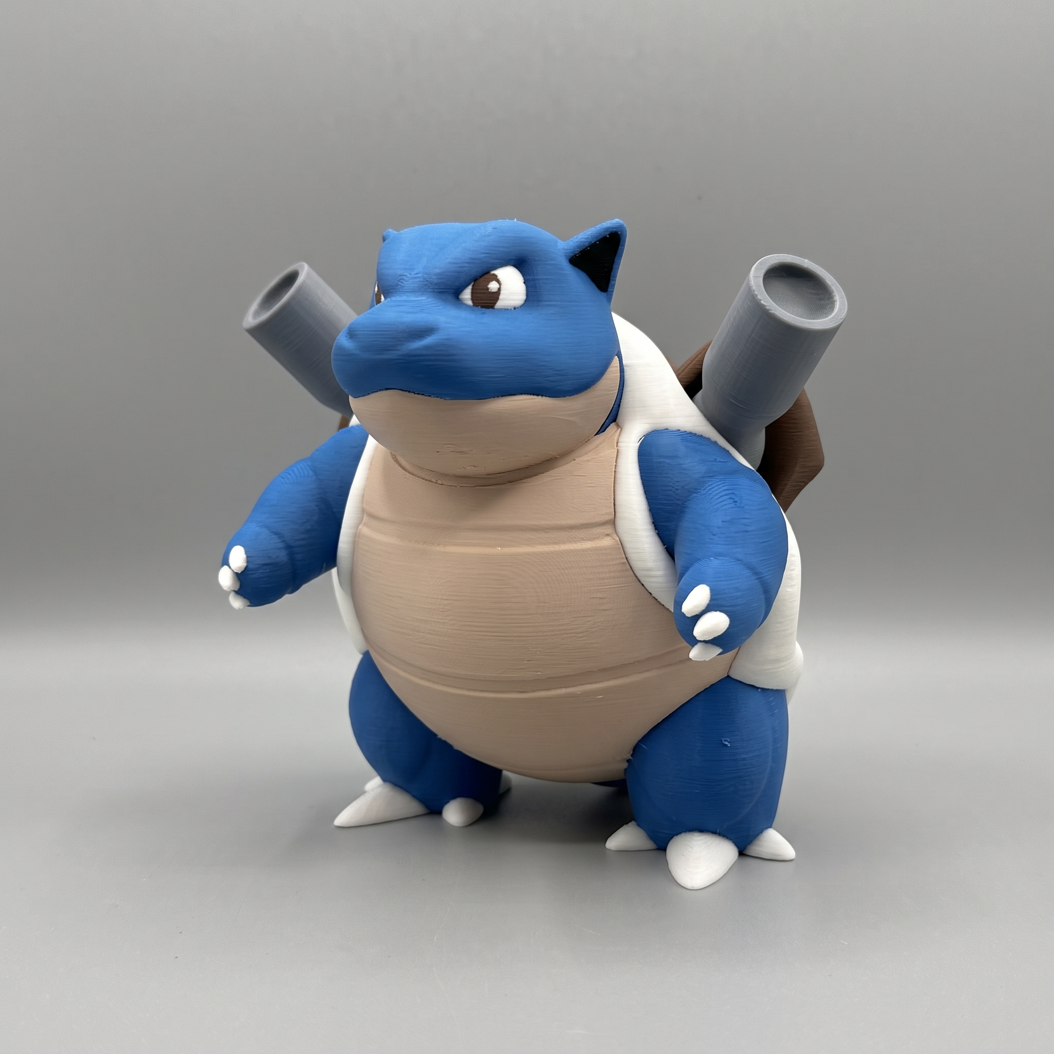 Blue Cannon Shell Creature Figure – Fan-Art Collectible