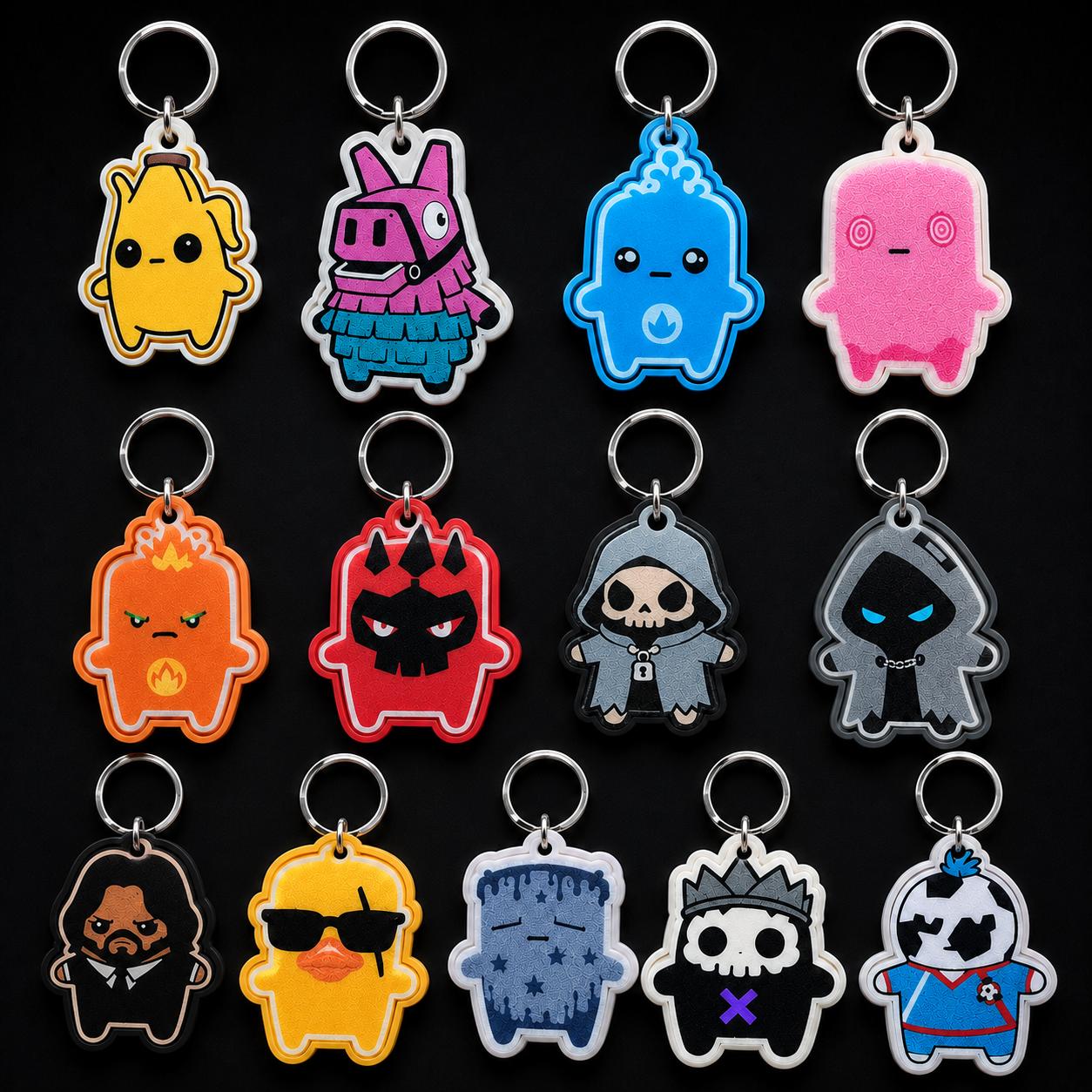 Gaming Character Keychain – 3D Printed
