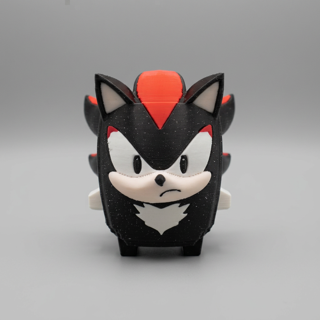Shadow Hedgehog Sprite – 3D Printed Collectible Figure