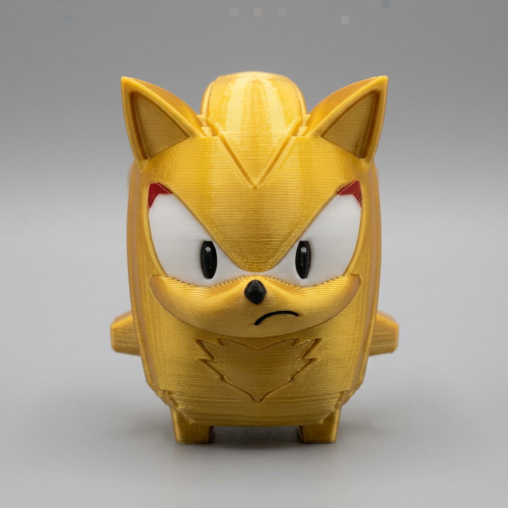 Shadow Hedgehog Sprite – 3D Printed Collectible Figure