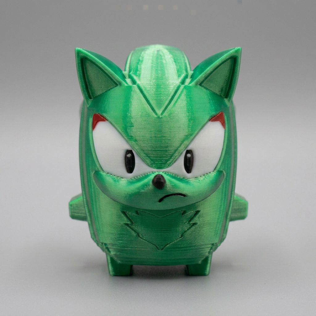 Shadow Hedgehog Sprite – 3D Printed Collectible Figure