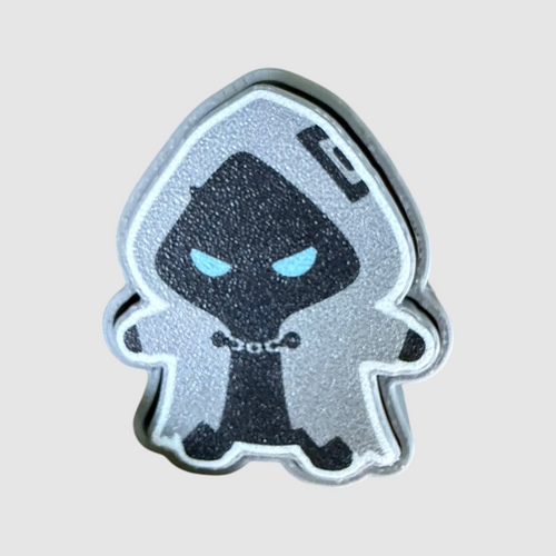 Aura 3D printed clicker on grey