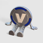 Coin Buddy Sprite Gaming Collectible, 3D printed figure on grey background | sgc-photo-v1