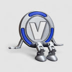 Coin Buddy Sprite Gaming Collectible, 3D printed figure on grey background | sgc-photo-v1
