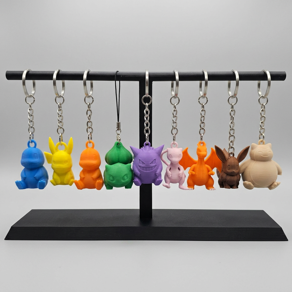 Pocket Creature Keychain – 3D Printed Keychain