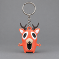 Deer keychain on gray background | sgc-photo-ok