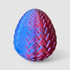 Dragon Egg Twist-Lock Surprise Box, 3D printed figure on grey background | sgc-photo-v1