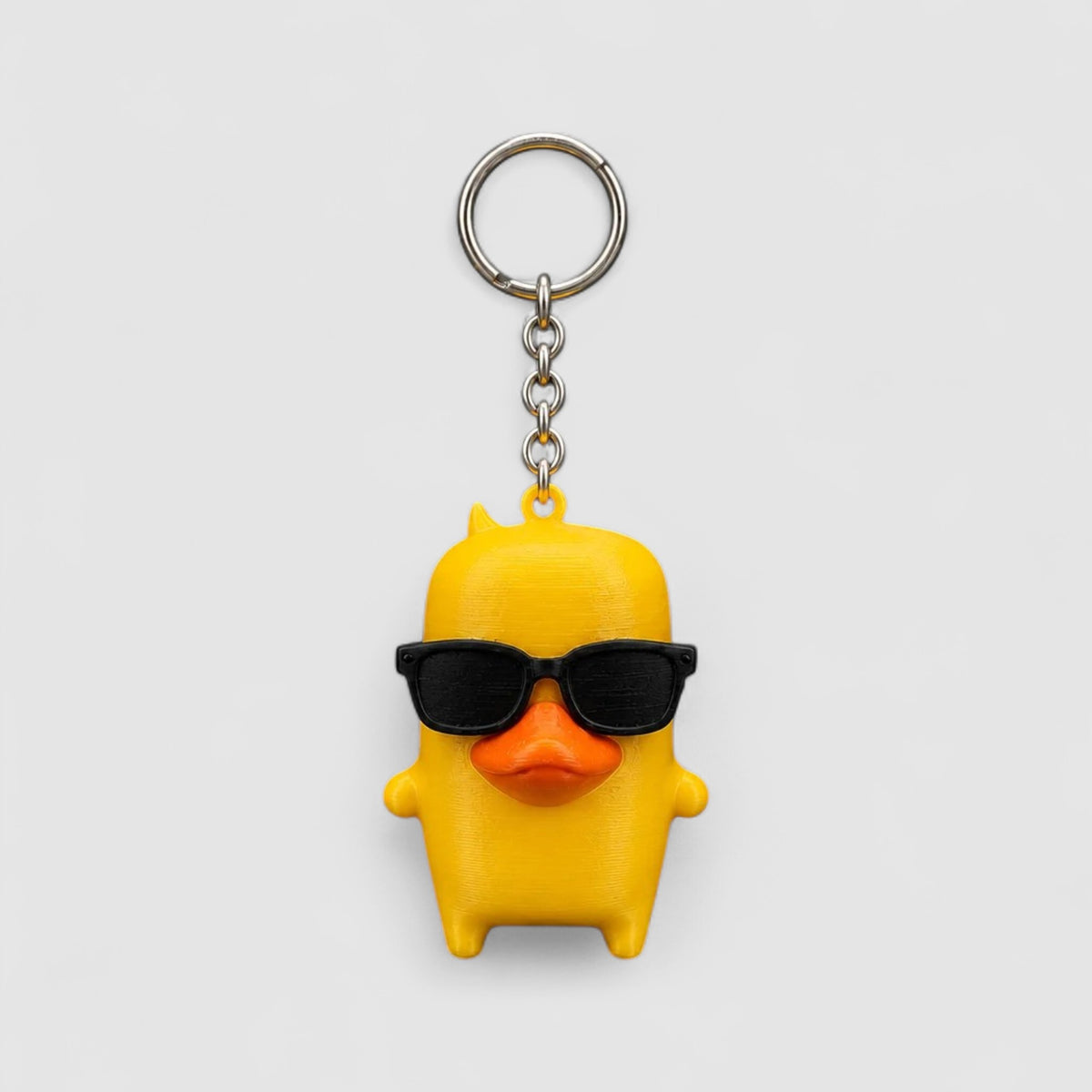 Duck Sprite Gaming Collectible, 3D printed figure on grey background | sgc-photo-v1