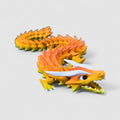 Fang Dragon, 3D printed figure on grey background | sgc-photo-v1