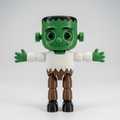 Frankenstein figure with PLA print texture