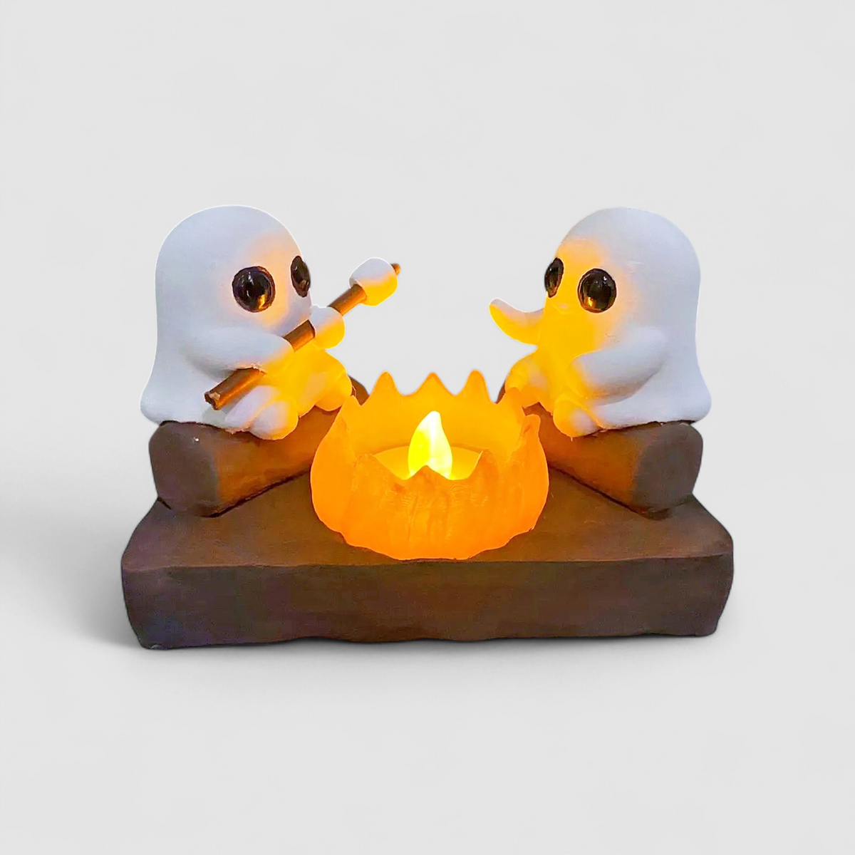 Ghost Campfire Light 3D printed, studio shadow