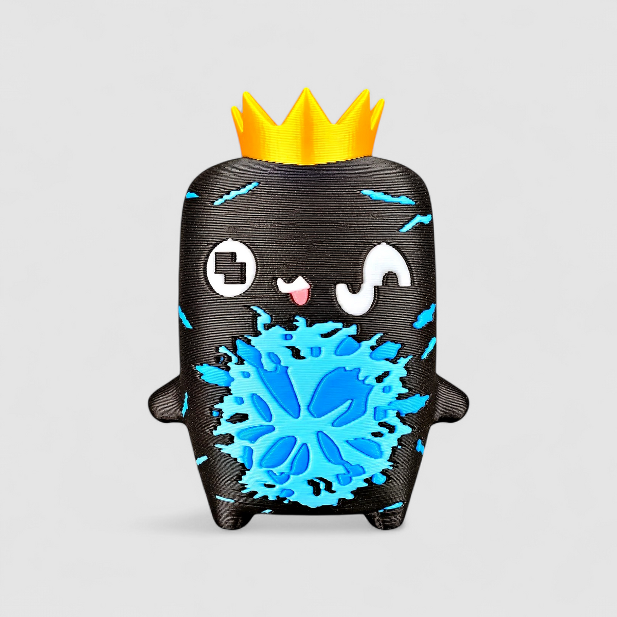 Glitched Sprite Gaming Collectible 3D printed, studio shadow