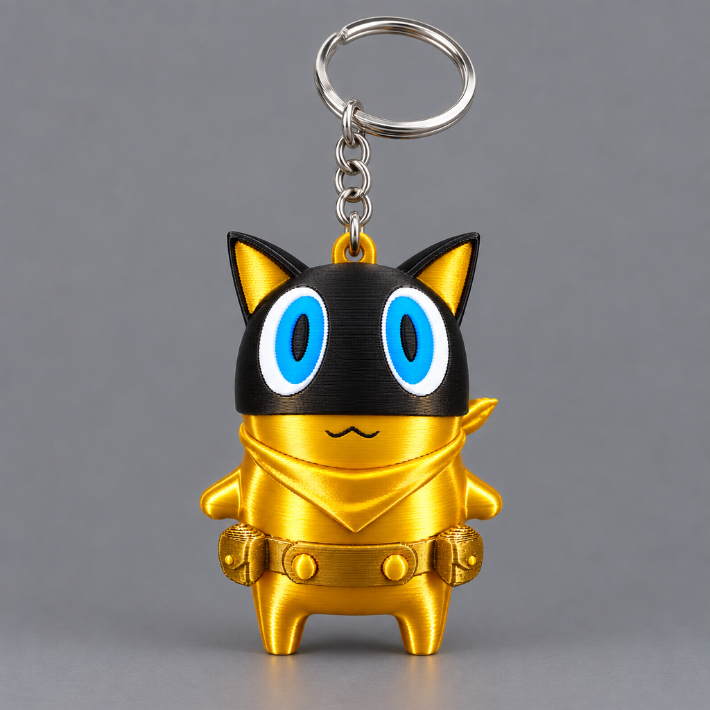 Morgana Collectible Figurine - Gold / 2" Keychain - Included Hardware - 3D printed collectible | sgc-photo-ok