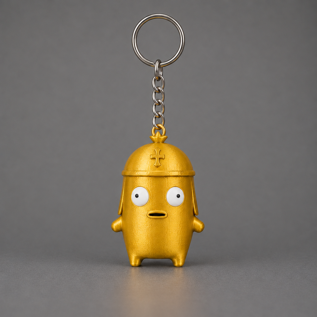 Gold Fishy keychain | sgc-photo-ok
