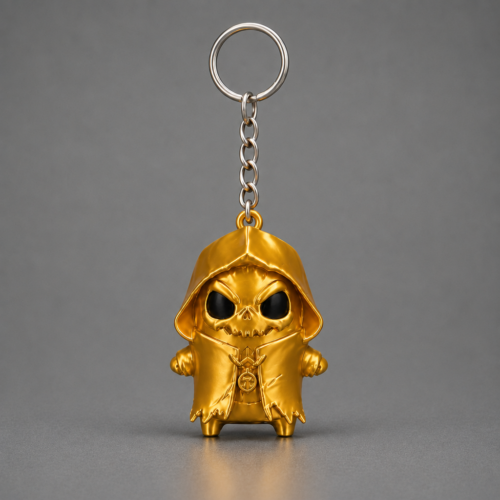 Gold Grim keychain | sgc-photo-ok