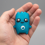 Hand-held Water figure with grey background edit in progress