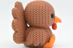 Knitted Turkey Figurine Thanksgiving Table Decor Fall Shelf Display | mw-original
