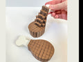 Pixel Turkey Leg Fidget - Thanksgiving Articulated Desk Decor | mw-original