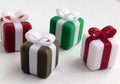 Mini Christmas Present Decorations, Snap-Together Gift Box Set | mw-original