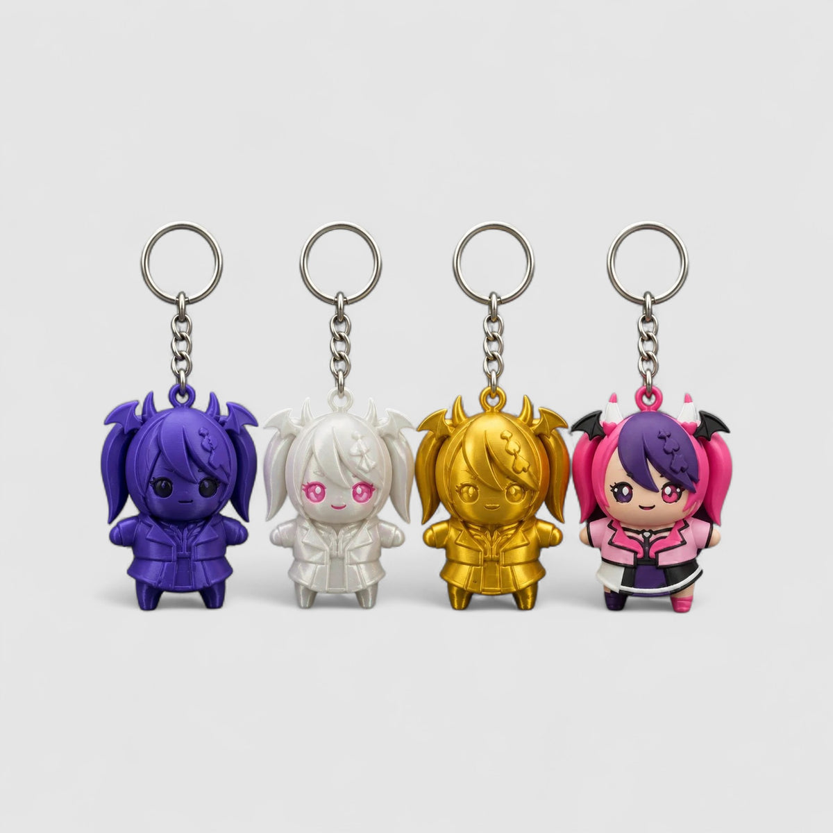 Ironmouse Sprite Gaming Collectible, 3D printed figure on grey background | sgc-photo-v1
