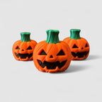 Jack-O-Twist Pumpkin Fidget, 3D printed figure on grey background | sgc-photo-v1