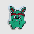 Jackrabbit 3D printed clicker on grey