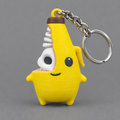 Banana Skeleton Sprite collectible – Original (yellow with white skull and brown cap) – Keychain | sgc-photo-ok
