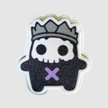 King 3D printed clicker on grey