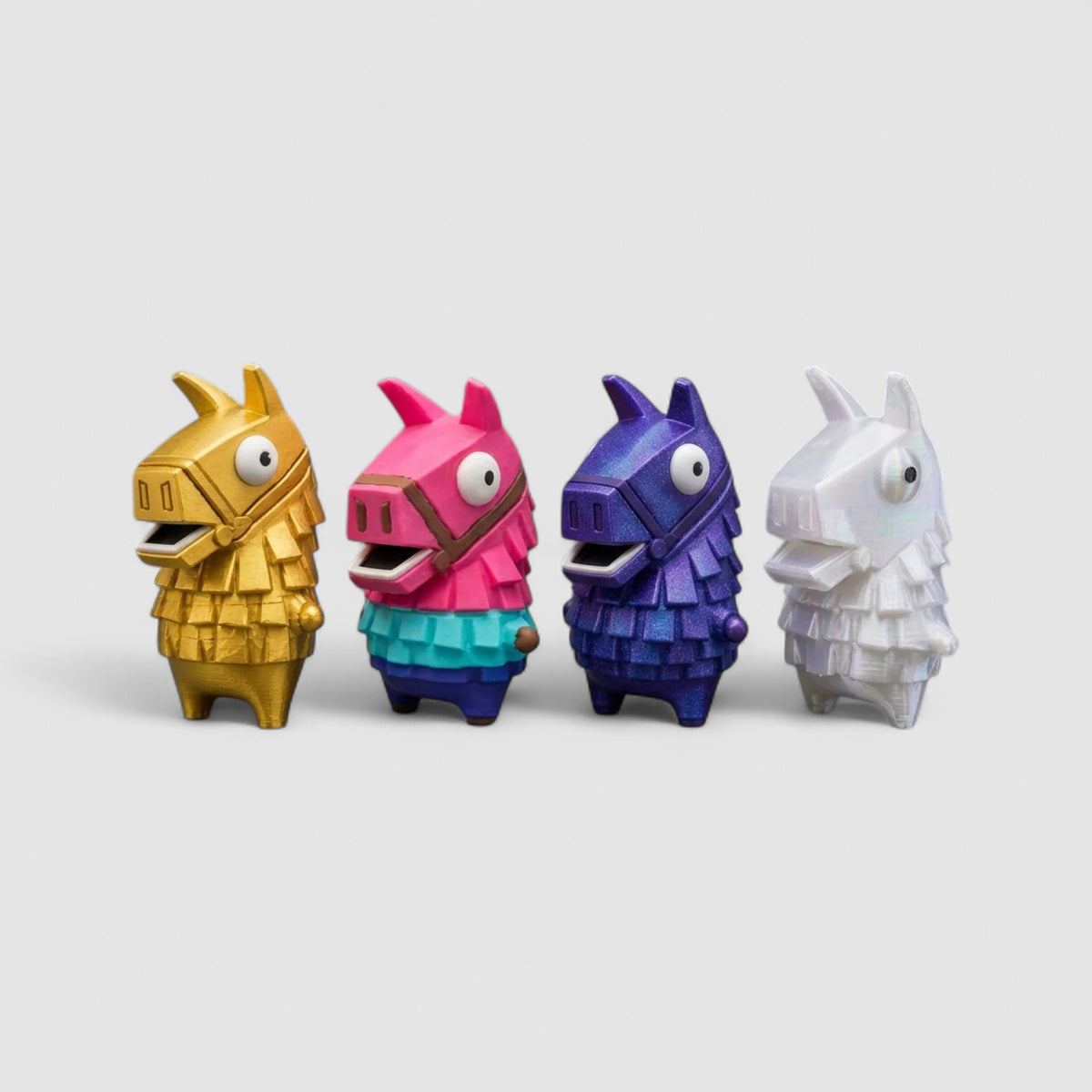 Llama Sprite Gaming Collectible, 3D printed figure on grey background | sgc-photo-v1