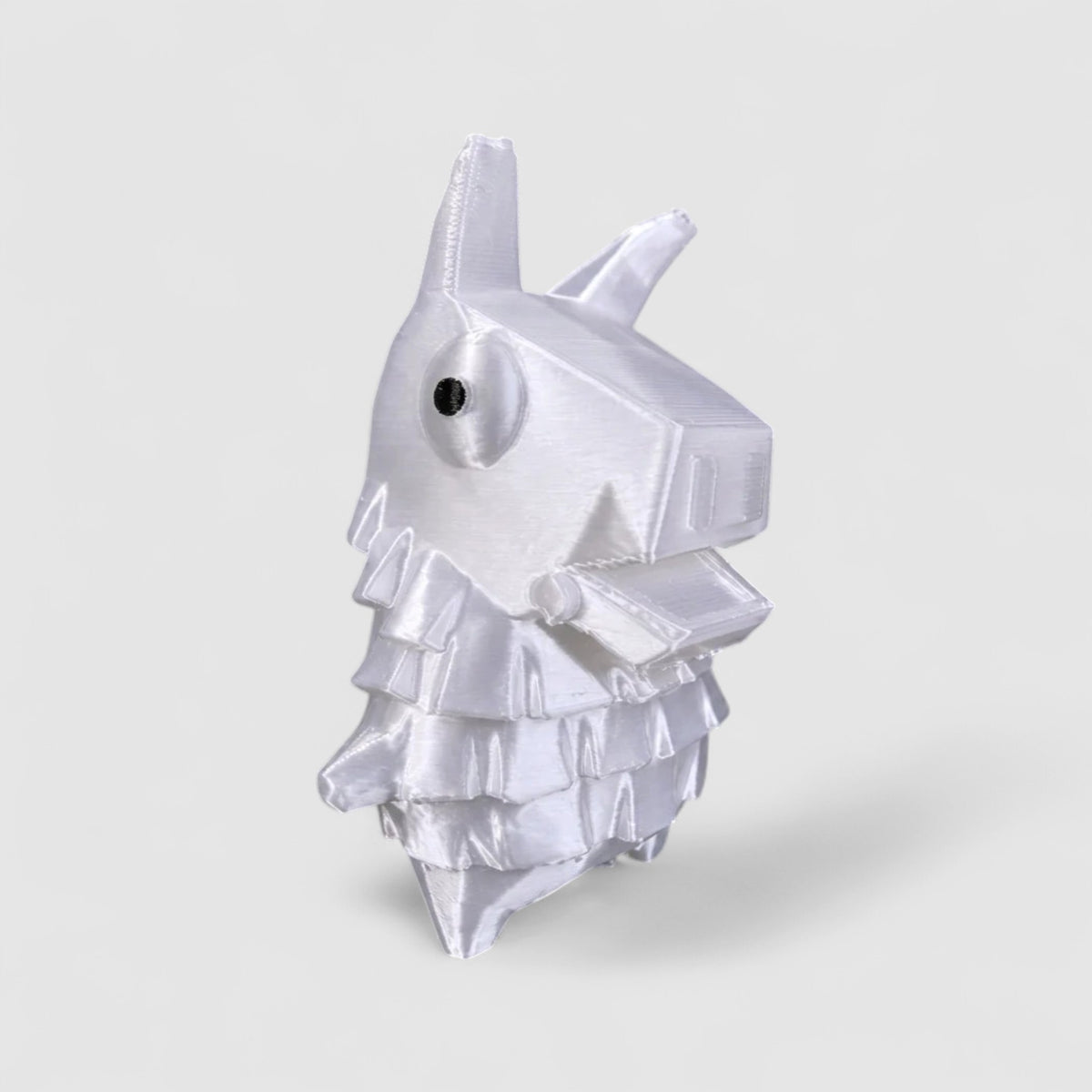 Llama Sprite Gaming Collectible, 3D printed figure on grey background | sgc-photo-v1