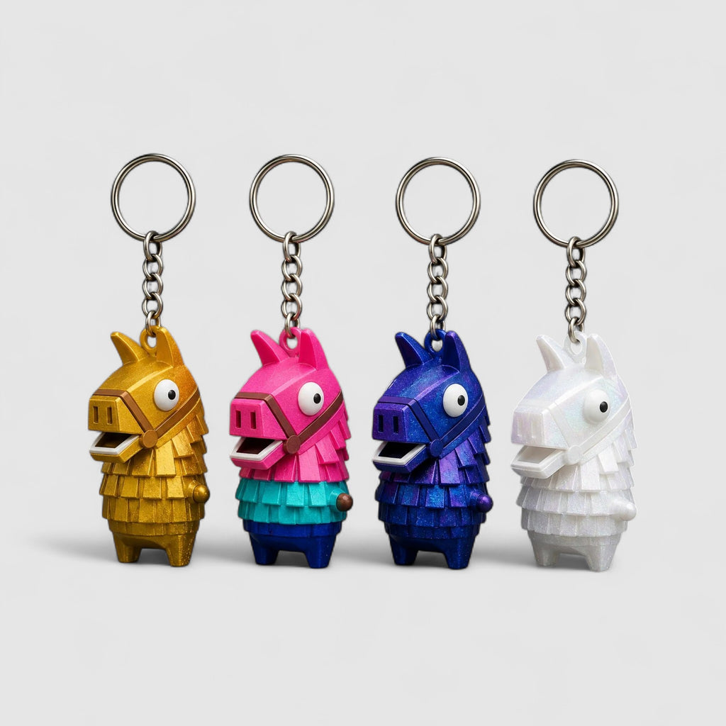 Llama Sprite Gaming Collectible, 3D printed figure on grey background | sgc-photo-v1