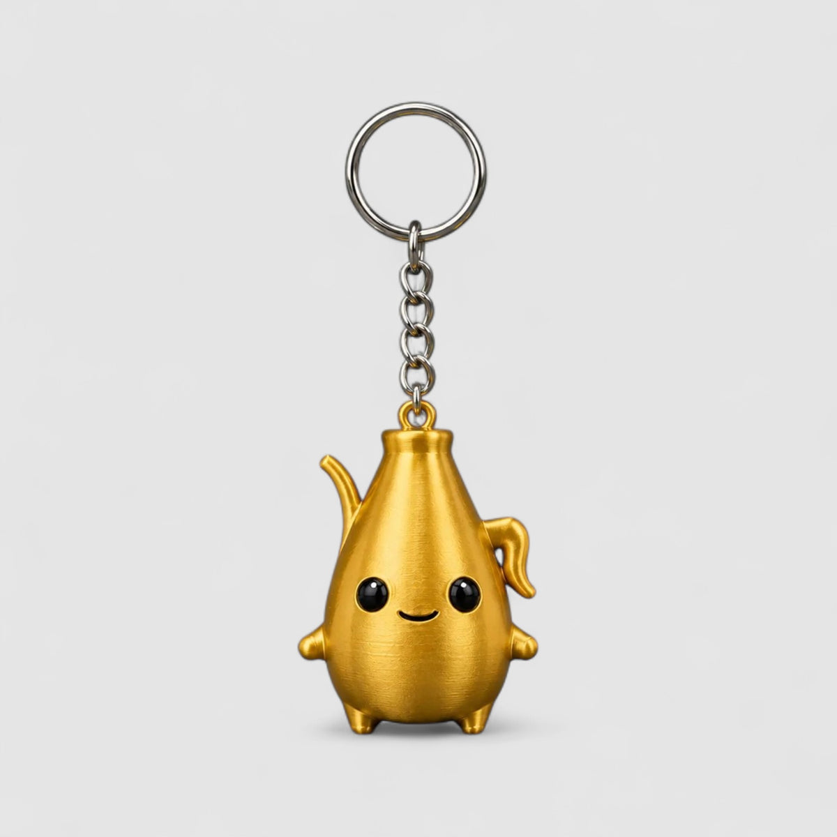 Peely Sprite Gaming Collectible, 3D printed figure on grey background | sgc-photo-v1