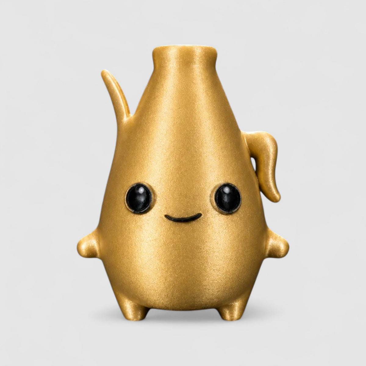Peely Sprite Gaming Collectible, 3D printed figure on grey background | sgc-photo-v1