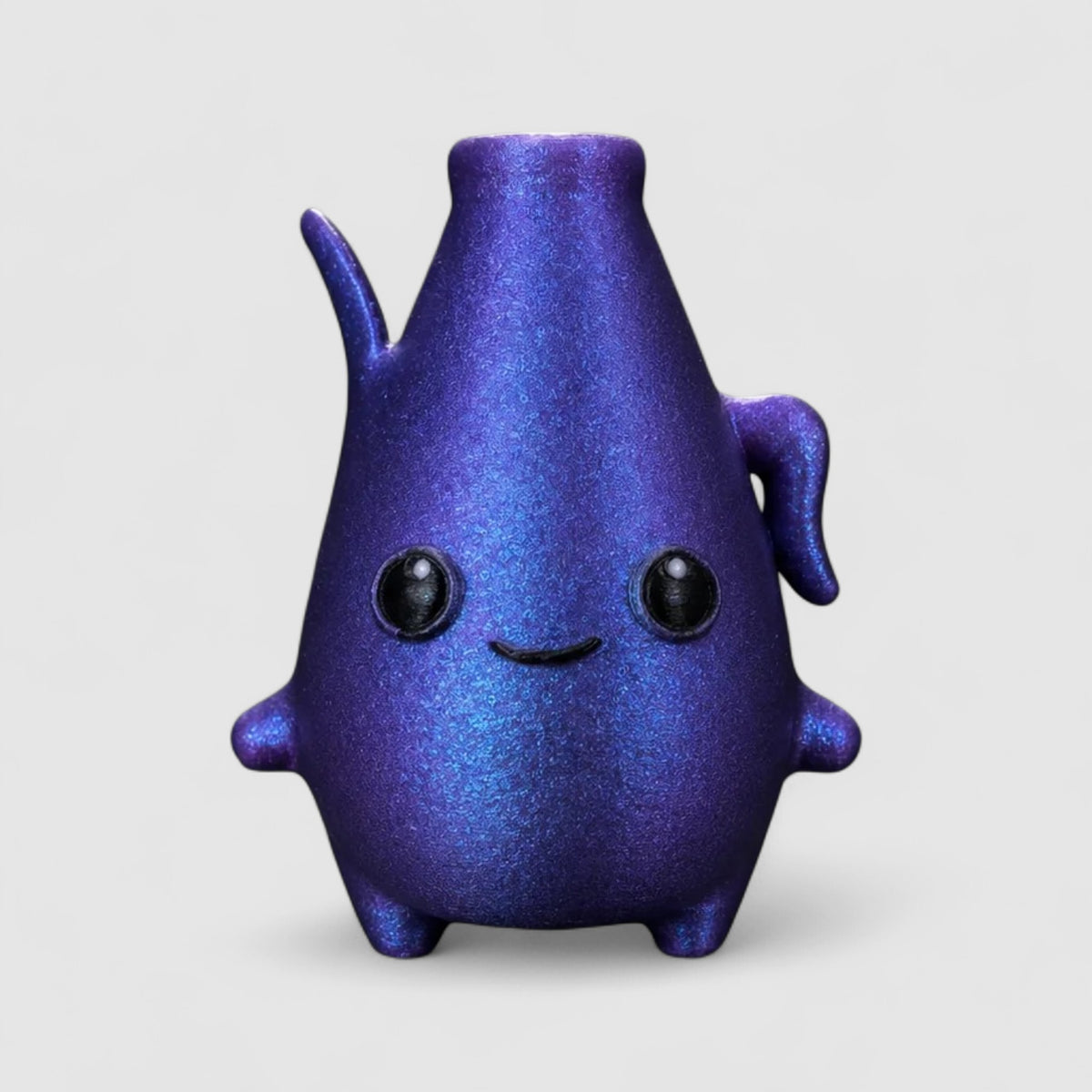 Peely Sprite Gaming Collectible, 3D printed figure on grey background | sgc-photo-v1
