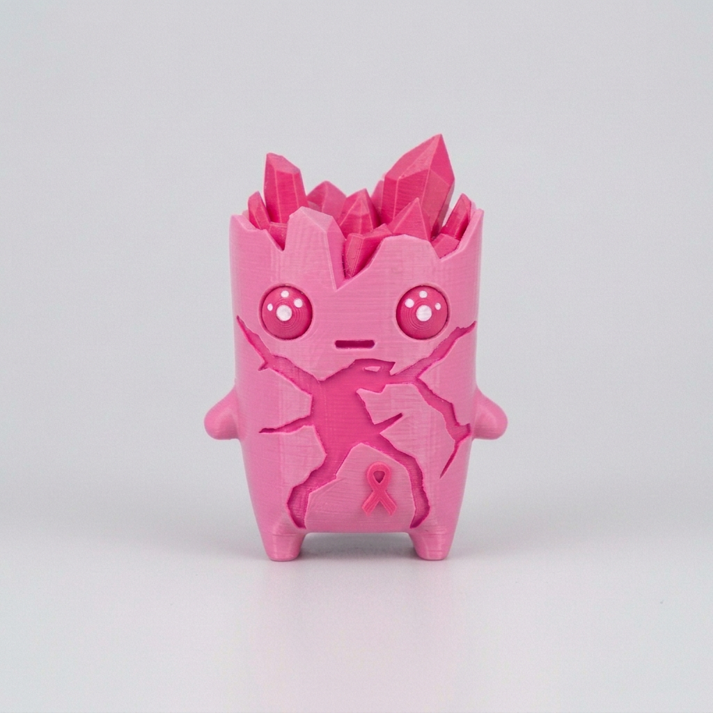 Pink Ribbon Edition Sprites – Breast Cancer Awareness Collectibles