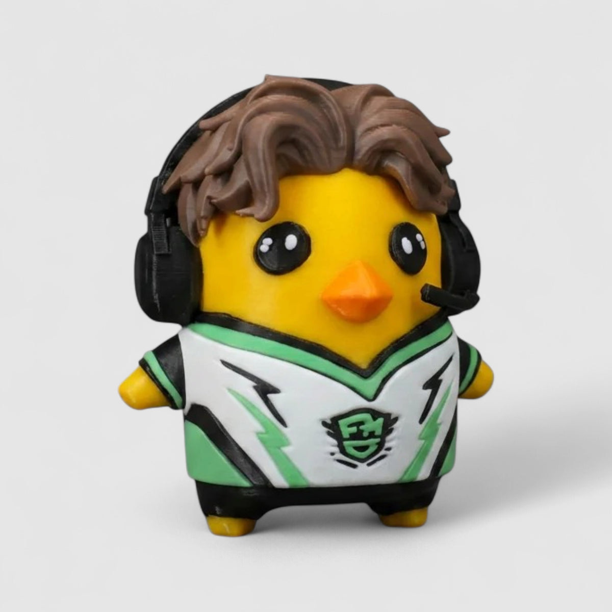 Pollo Sprite Gaming Collectible, 3D printed figure on grey background | sgc-photo-v1